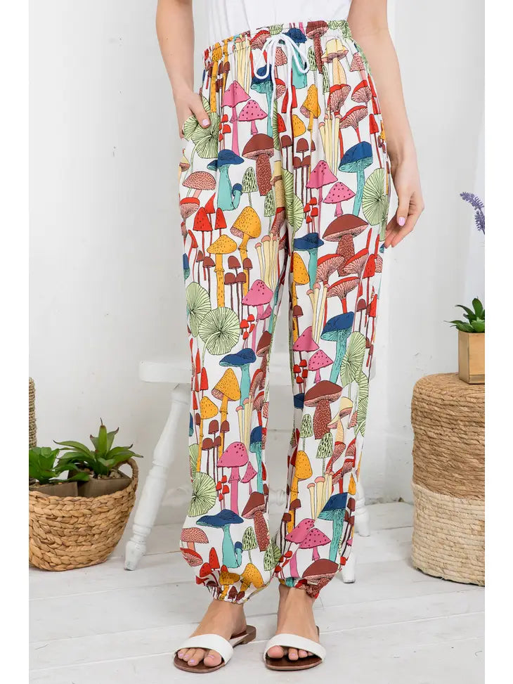 Mushie Print Pants image 8
