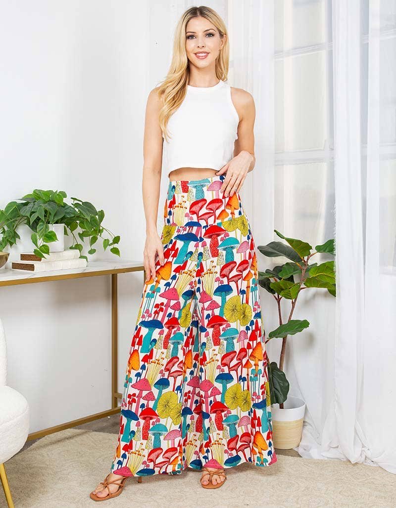 Womens Mushie Rayon Palazzo Pants (One Size) image 3