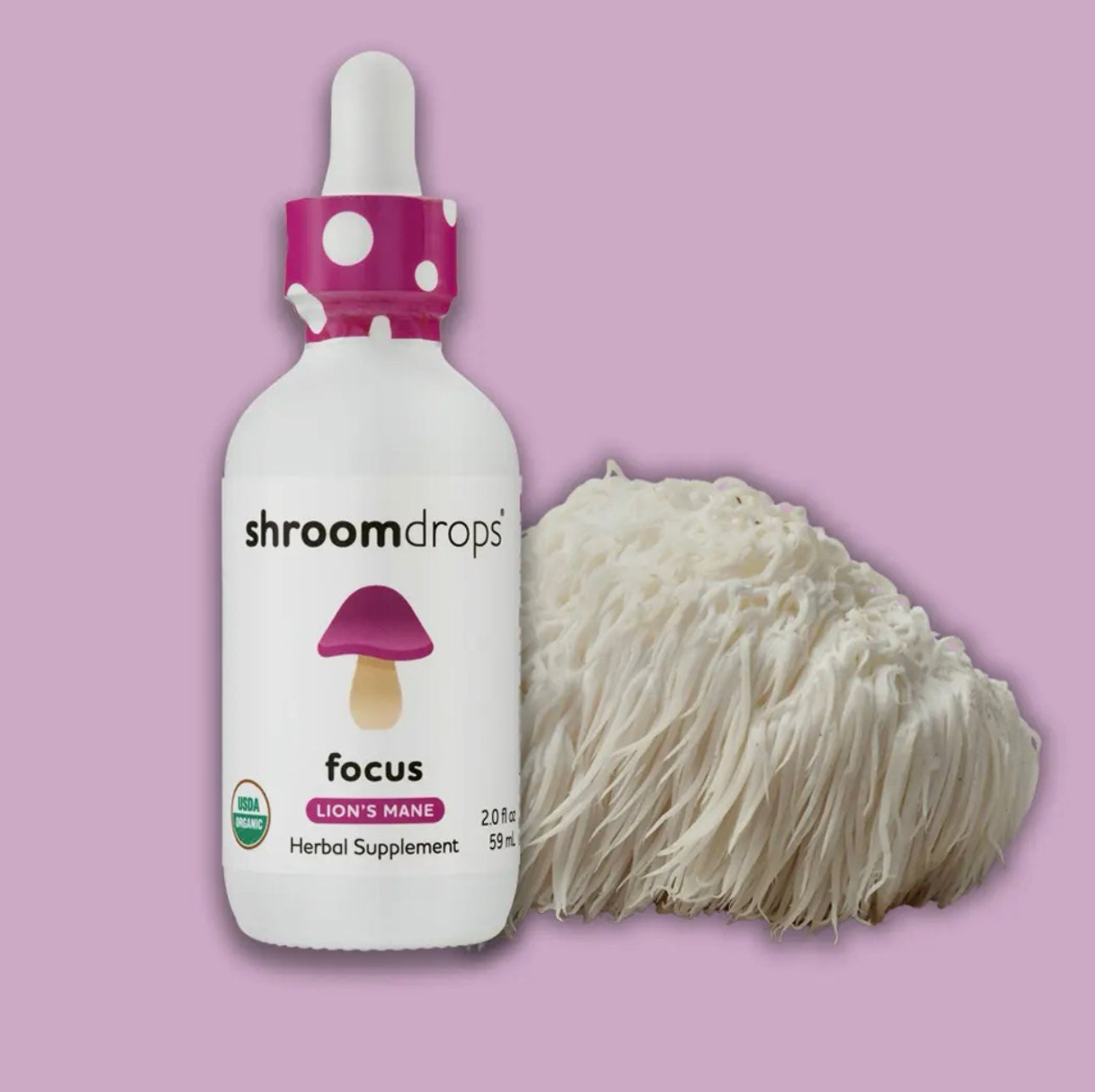 Organic Lion’s Mane Mushroom Tincture - Focus image 0