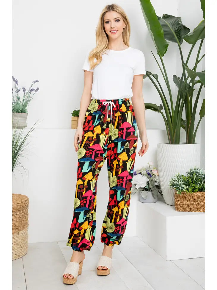 Mushie Print Pants image 2